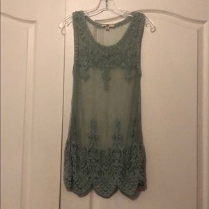 Super cute sheer tank